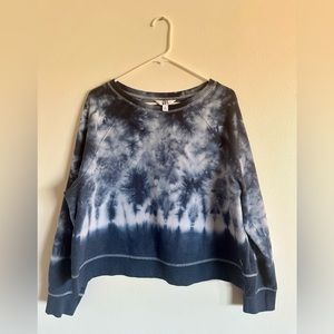 Joy Lab Crewneck Sweatshirt Blue Tie Dye Women’s XL